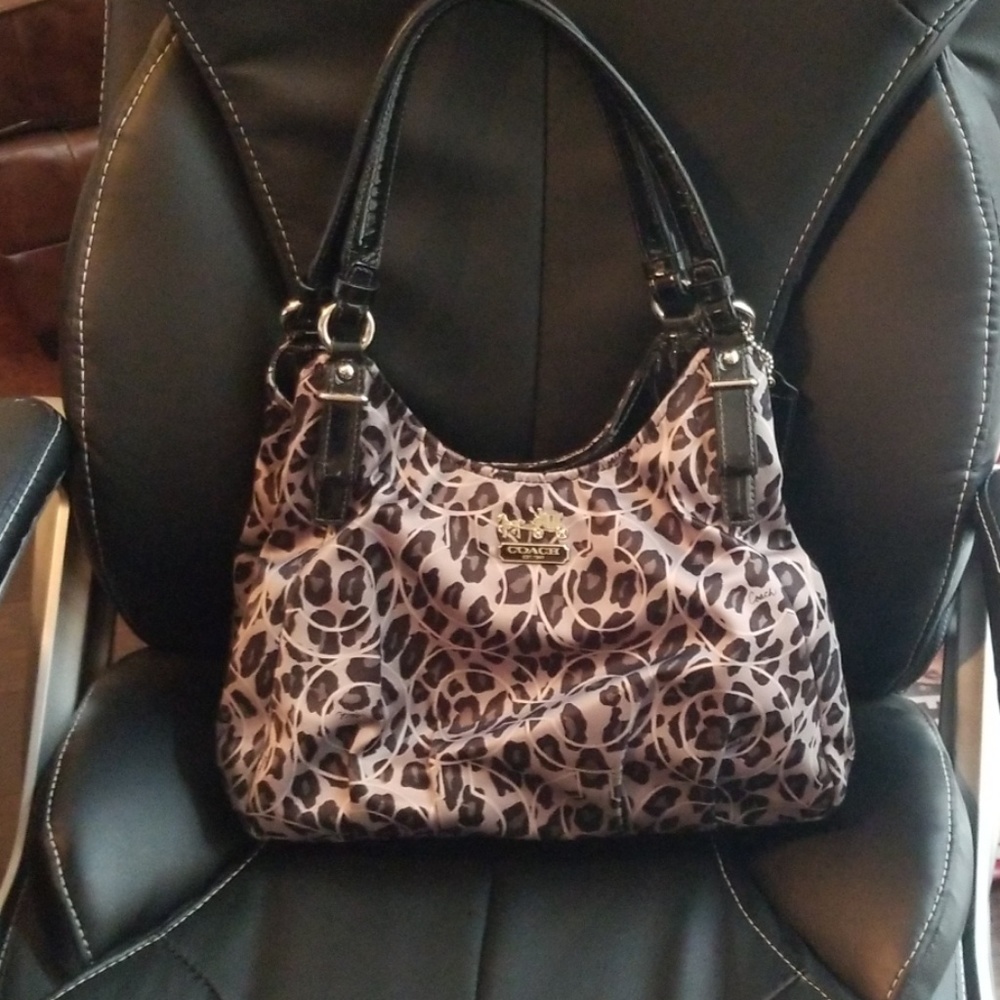 Madison coach ocelot purse